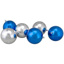 Northlight Seasonal 12in. 2-Finish Christmas Ornaments
