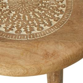 9th & Pike® Brown Wood Traditional Accent Table
