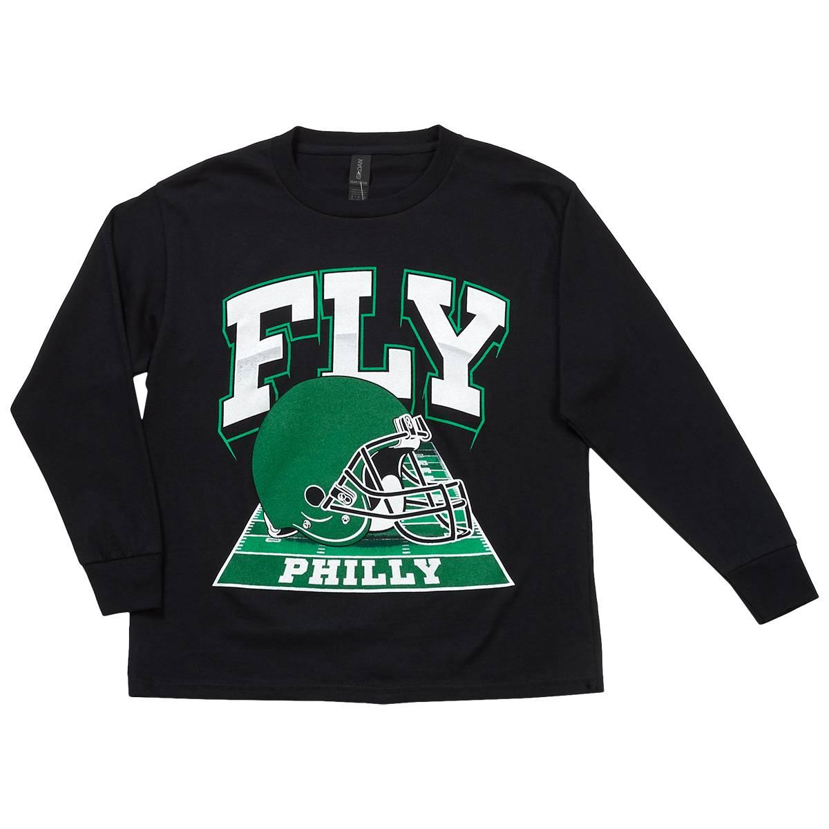 Boys (8-20) Tailgate Philadelphia Football Fly Long Sleeve Tee