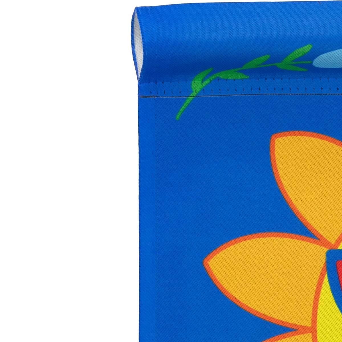 Northlight Seasonal Smiling Sun Floral Outdoor Garden Flag
