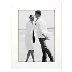 Malden White Linear Wood Frame - 5x7