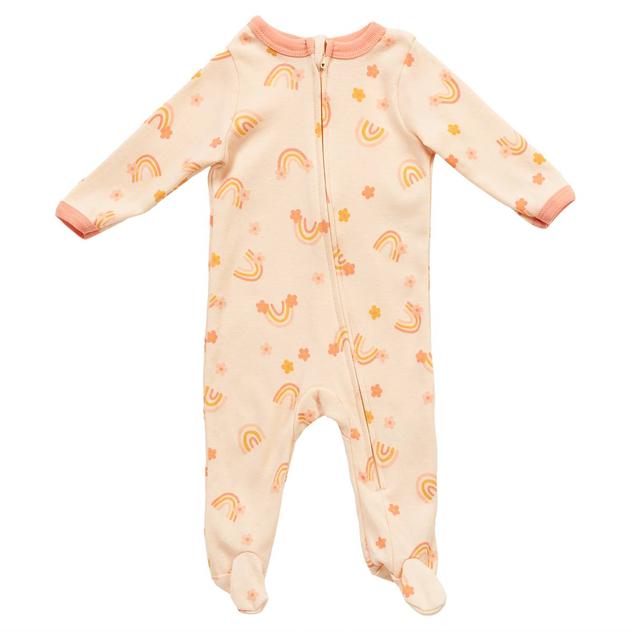 Baby Girl (NB-9M) baby views® Rainbow Floral Zip Sleep & Play