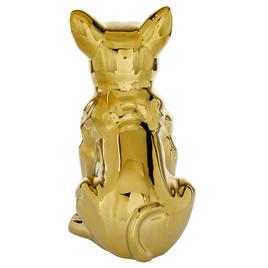 9th & Pike® Gold Ceramic Glam Dog Sculpture