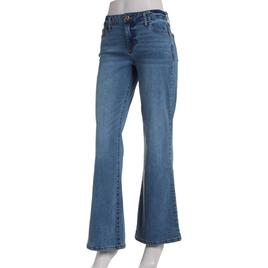 Juniors Celebrity Pink Mid Rise Baggy Flare Jeans