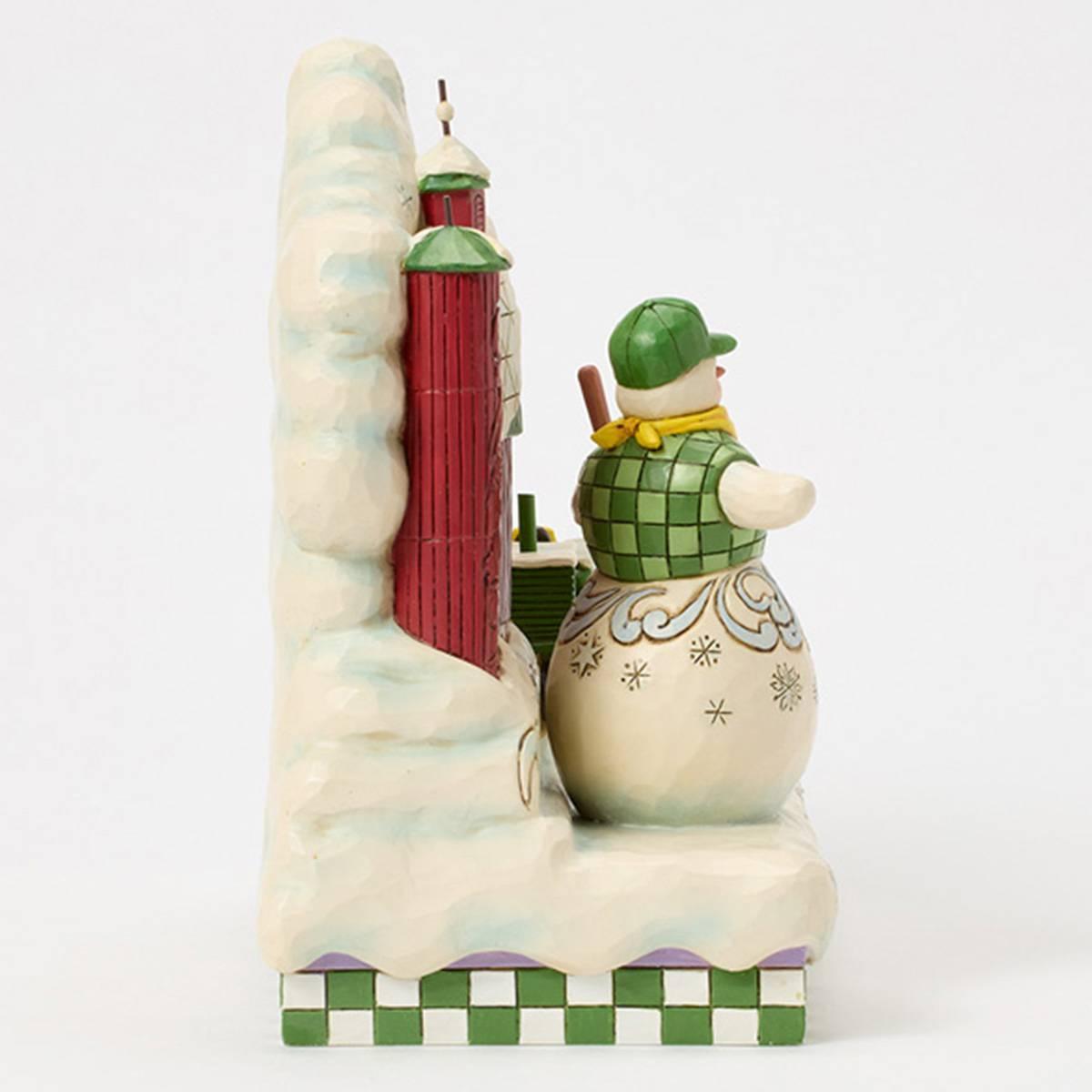 Jim Shore Heartwood Creek Snowman Scene Christmas Figurine
