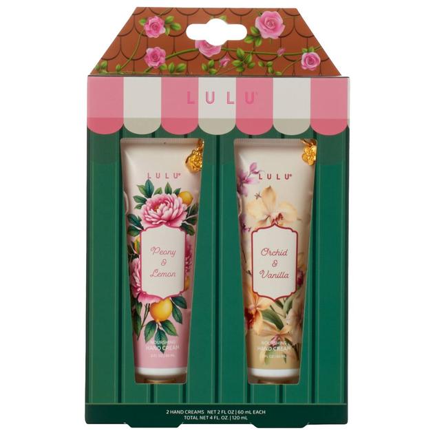 Lulu Peony & Lemon and Orchid & Vanilla Hand Cream Duo Set