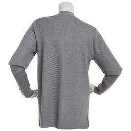 Womens Chloe & Jasmine 26in. Directional Rib Stitch Cardigan