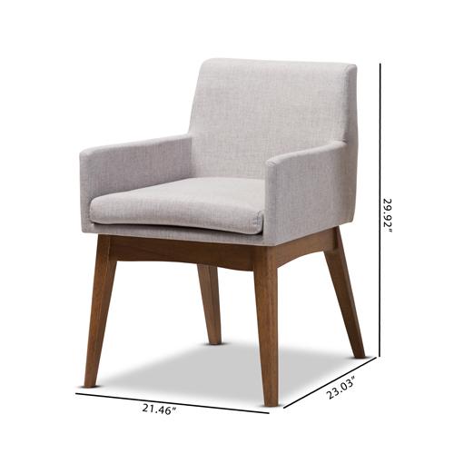 Baxton Studio Nexus Dining Armchairs - Set of 2