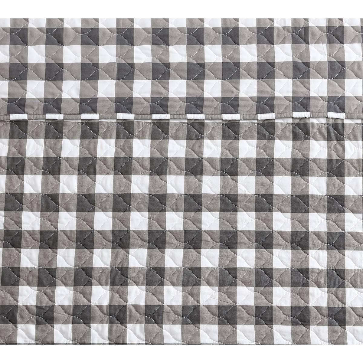 Spirit Linen Home™ Holiday Grey & White Quilt Set