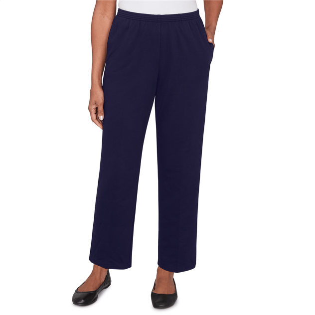 Petite Alfred Dunner Classics French Terry Casual Pants - Short