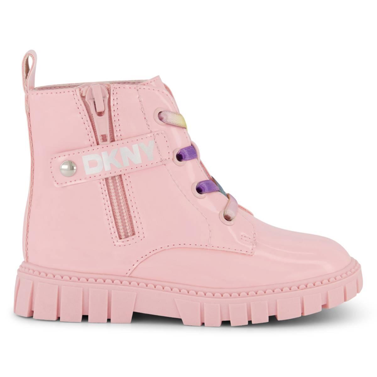 Little Girls DKNY Carrie Side Zip Lug Sole Booties