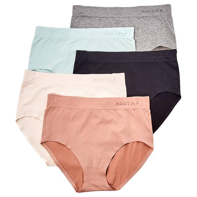 Womens Nautica 5pk. Seamless Brief Panties NT9371-5PKF