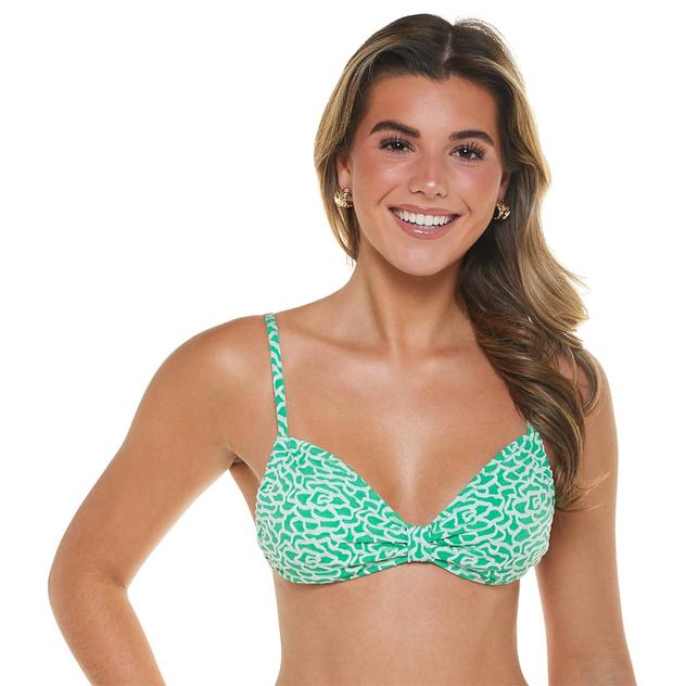 Juniors California Sunshine Knot Bandeau Bikini Swim Top