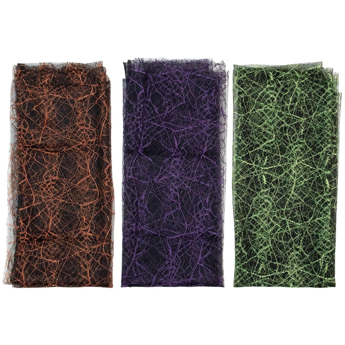 Northlight Seasonal 3pc. Spiderweb Halloween Decorations