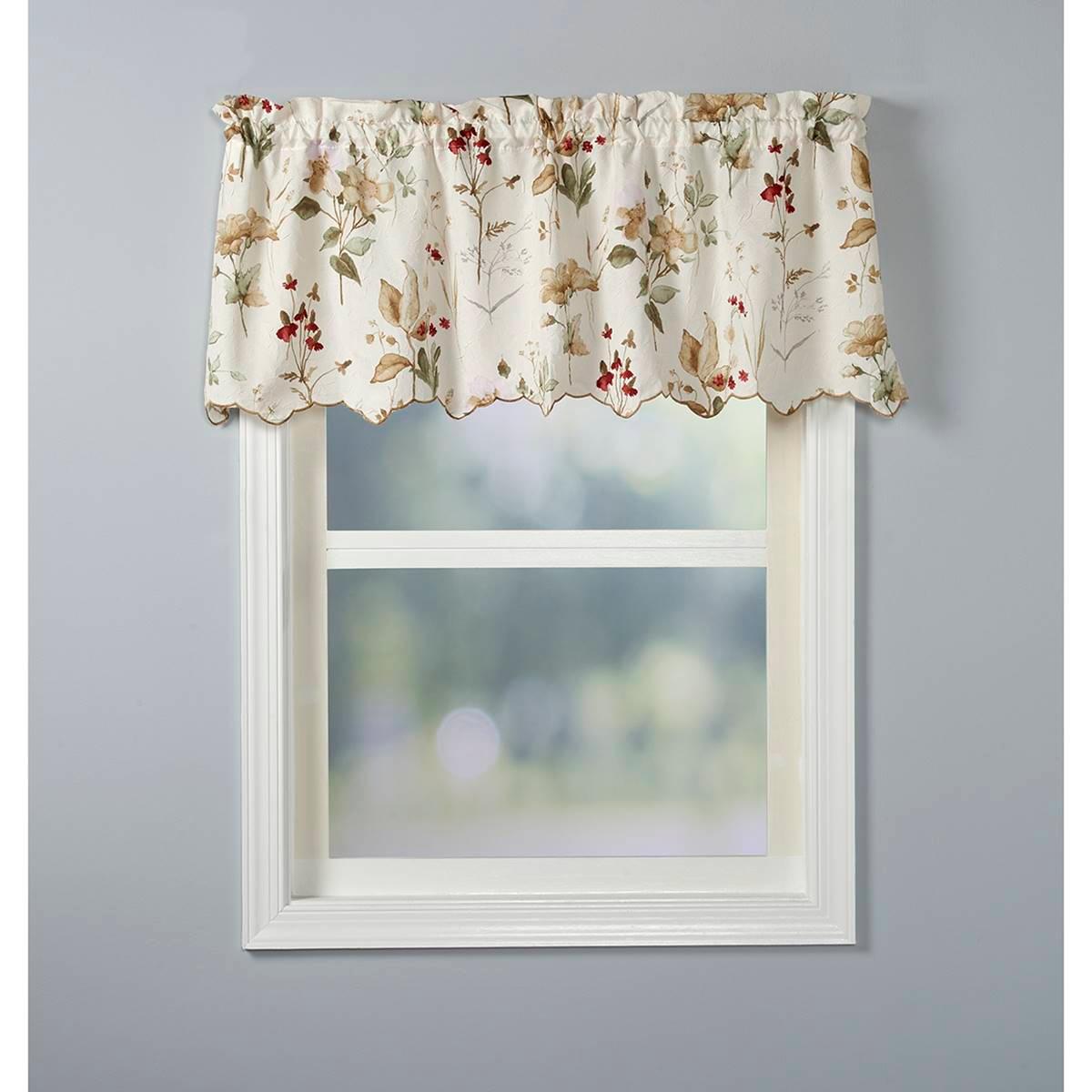Sophia Curshed Tailored Valance - 48x15