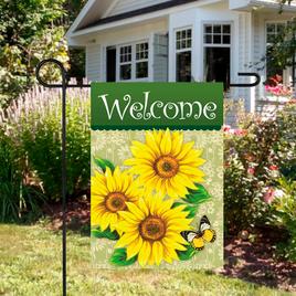 Northlight Seasonal Welcome Sunflowers Spring Garden Flag