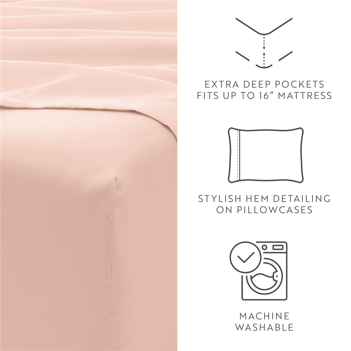 Soft Essentials 6pc. Luxury Ultra Soft Sheet Set