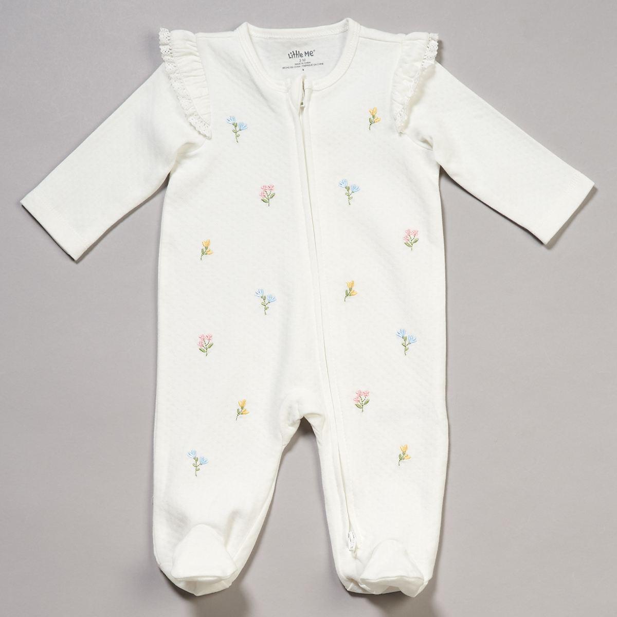Baby Girl (NB-9M) Little Me Floral Footed Sleeper