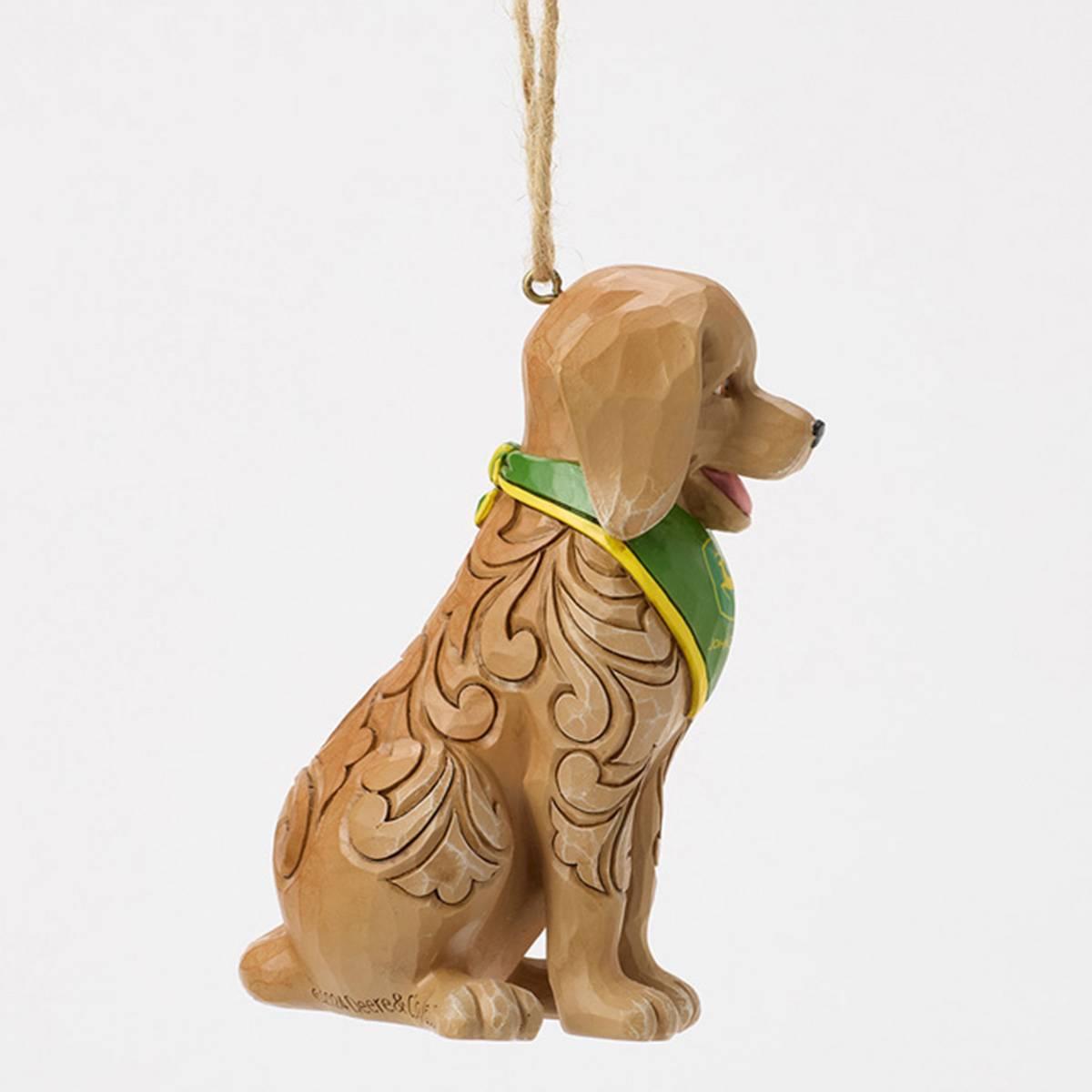 Jim Shore Heartwood Creek Dog Wearing Bandana Christmas Ornament