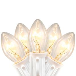 Northlight Seasonal 25ft. Clear C7 Christmas Lights - White Wire