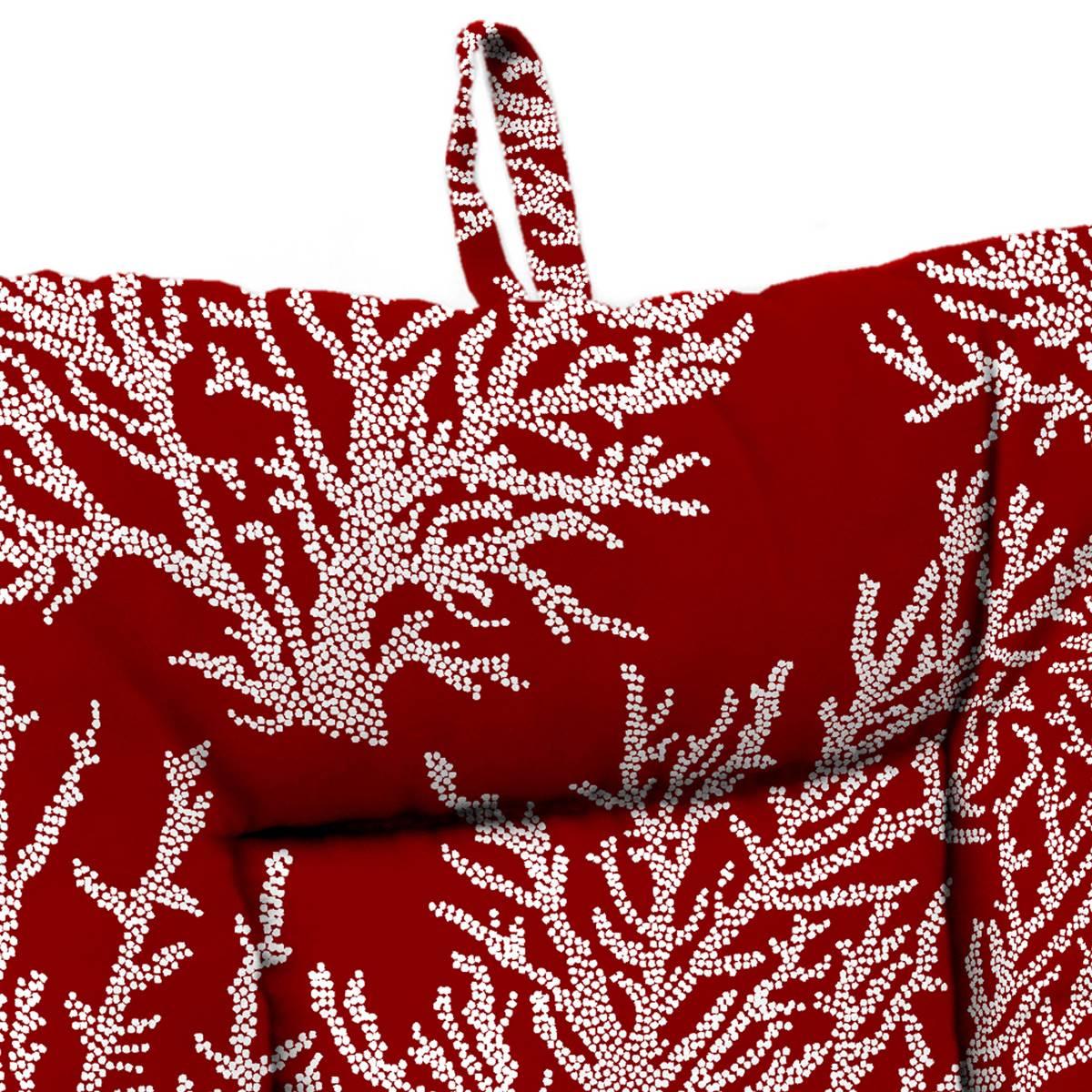 Jordan Manufacturing Seacoral Coastal High Back Chair Cushion