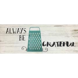 J&V Textiles Cloud Comfort Always Be Grateful Kitchen Mat