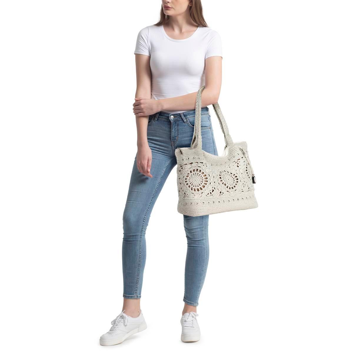 The Sak Gen Carry All Tote - Natural Medallion