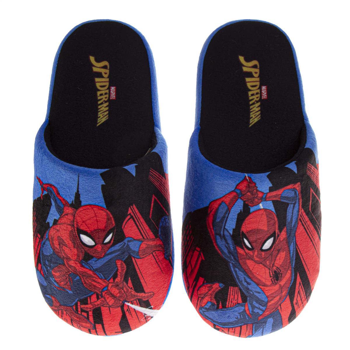 Big Boy Marvel(tm) Spider-Man The Amazing Spidey Cozy Plush Slippers