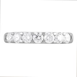 Nova Star® White Gold Lab Grown Diamond 7 Stone Anniversary Ring