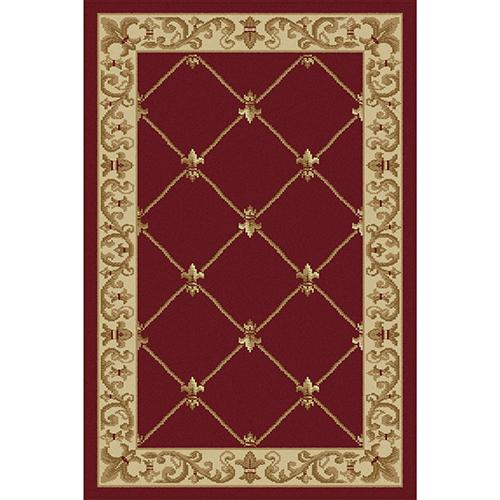 Tayse Sensation Orleans Accent Rug - Red