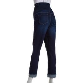 Womens Savi Parker Slim Girlfriend Turn Up Cuff Maternity Jeans