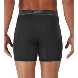 Mens Hanes® Moves 4pk. Performance Boxer Briefs - Teal/Black