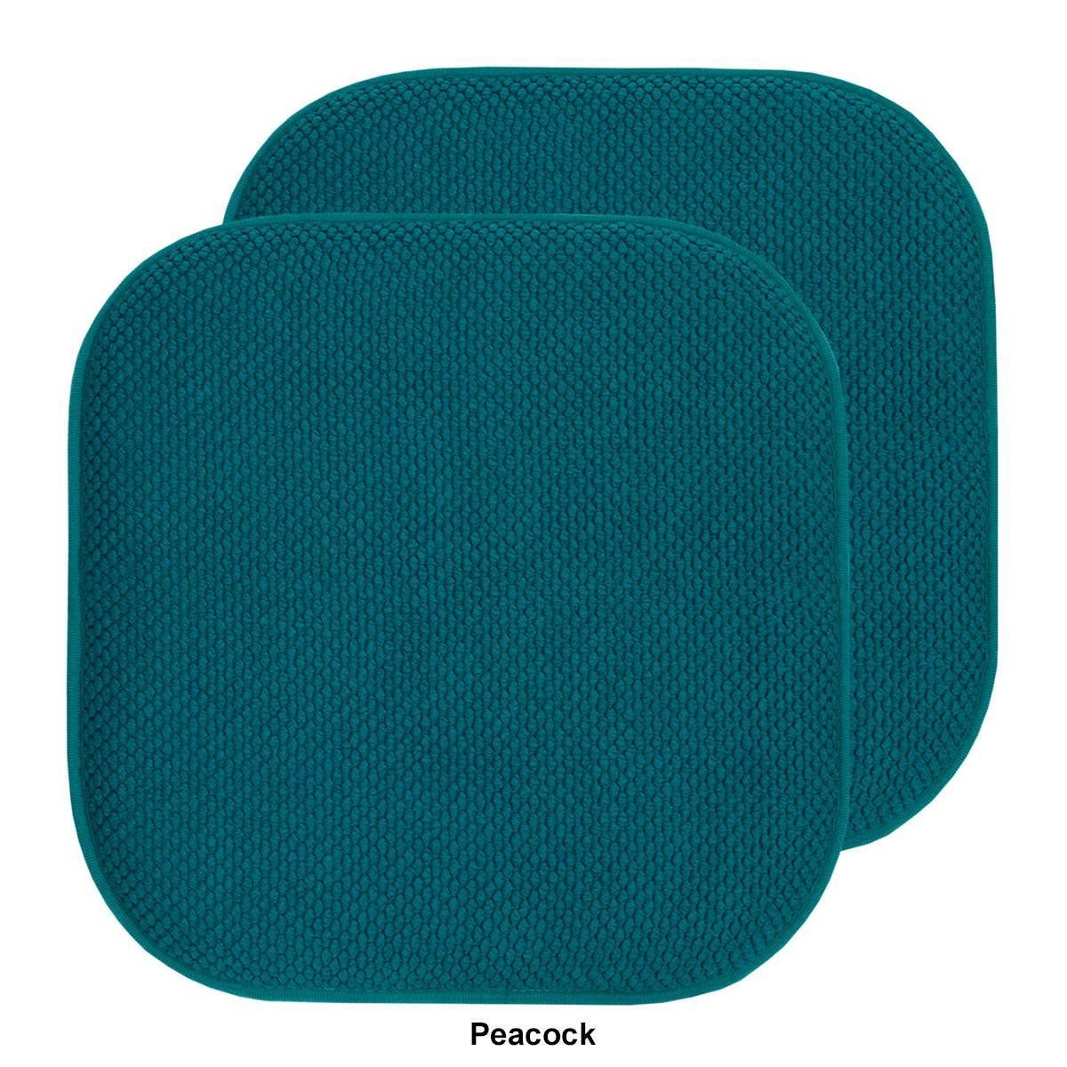 Sweet Home Collection Honeycomb Memory Foam Non-Slip Chair Pad