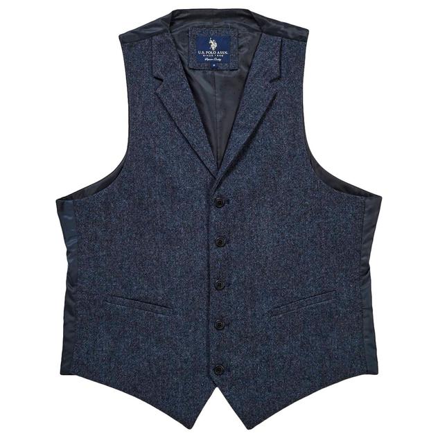 Mens U.S. Polo Assn.® Tweed Vest