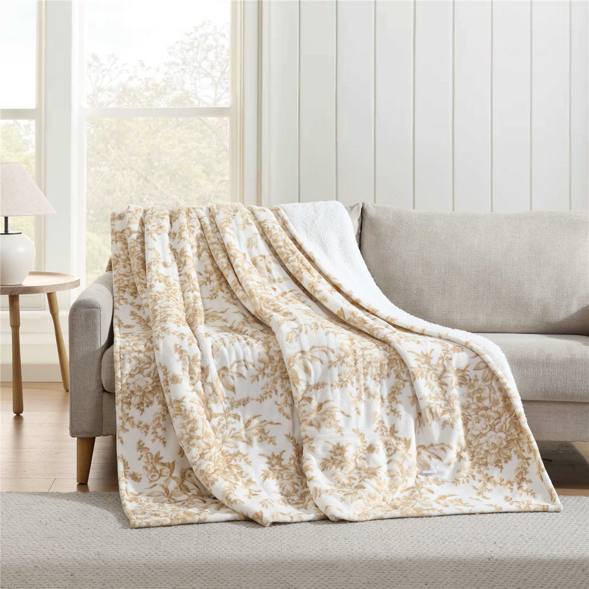 Laura Ashley® Bedford Heated Floral Blanket