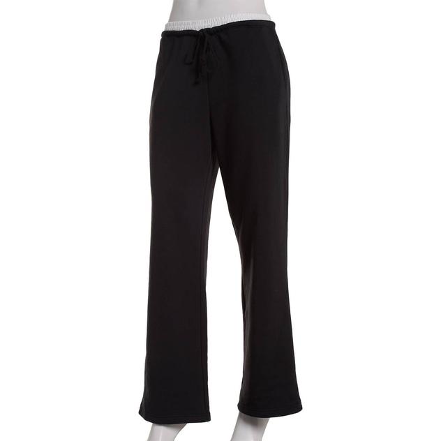 Juniors No Comment Boxer Waistband Boyfriend Sweatpants