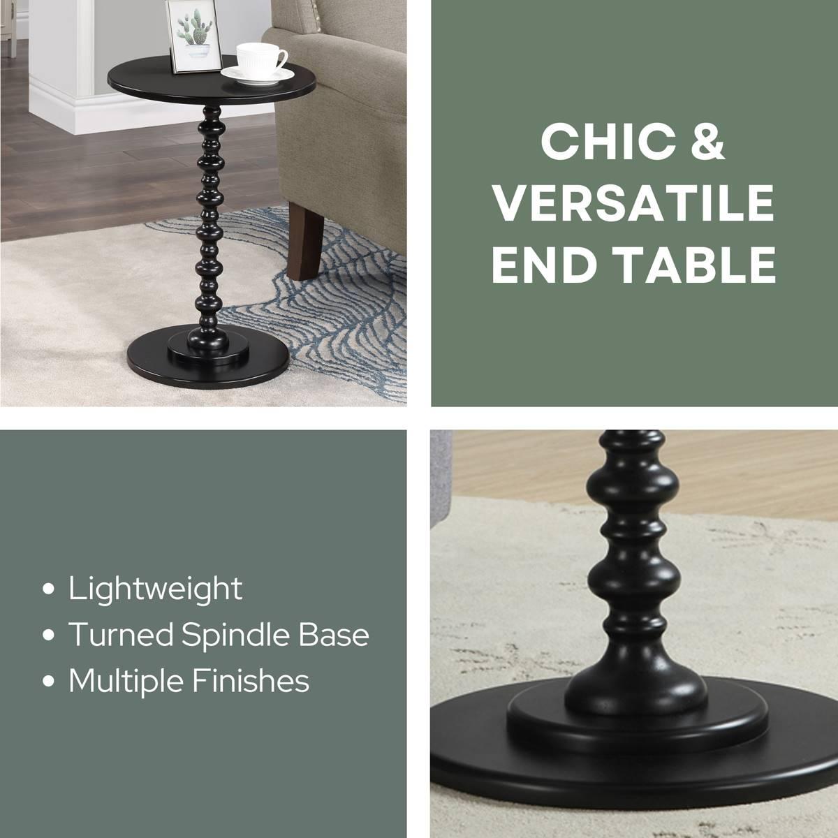 Convenience Concepts Palm Beach Spindle End Table