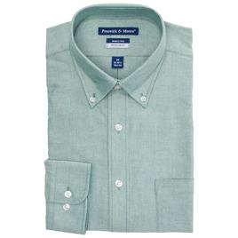 Mens Preswick & Moore(R) Regular Fit Oxford Dress Shirt - Green