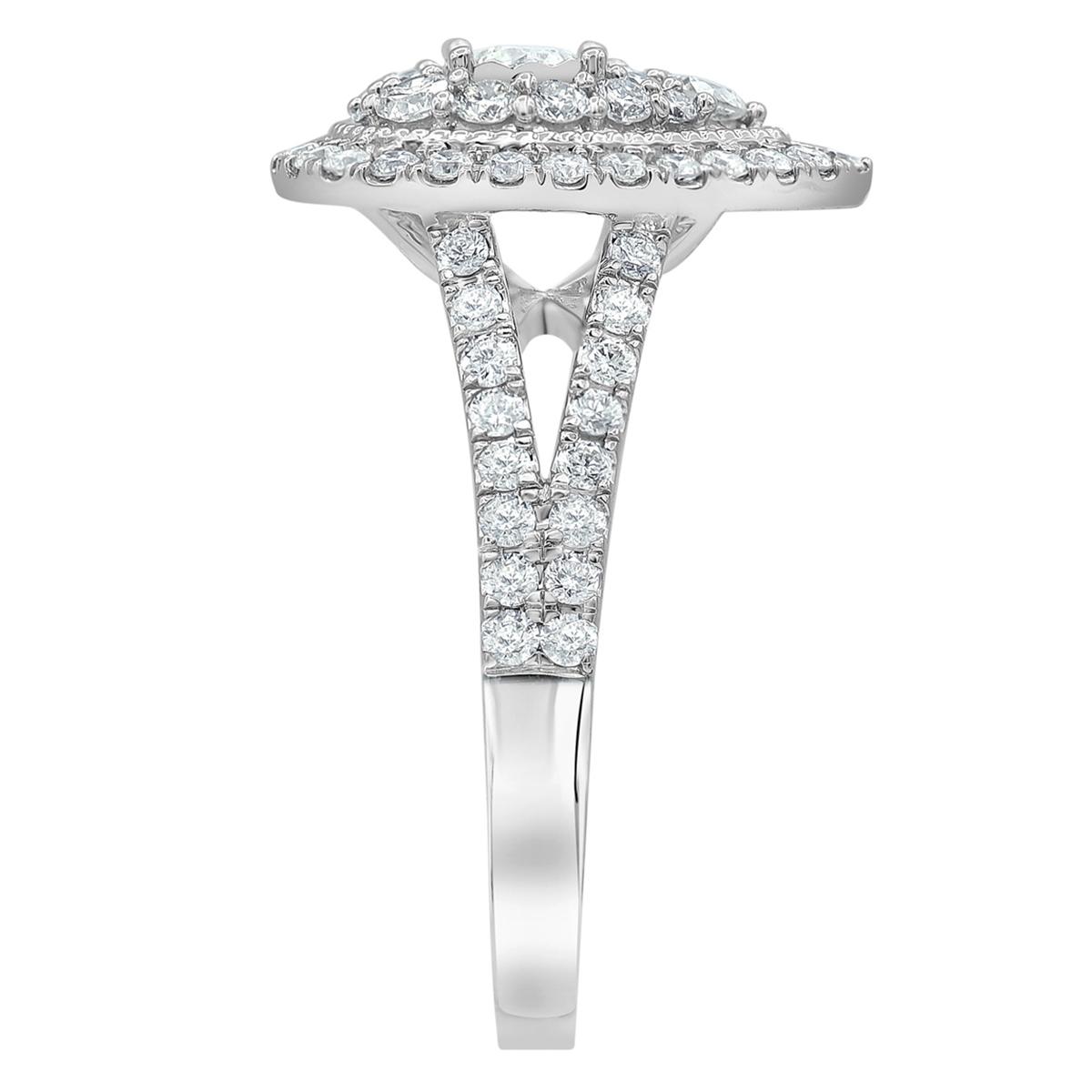 Diamond Classics™ 10kt. White Gold 1ctw. Diamond Engagement Ring