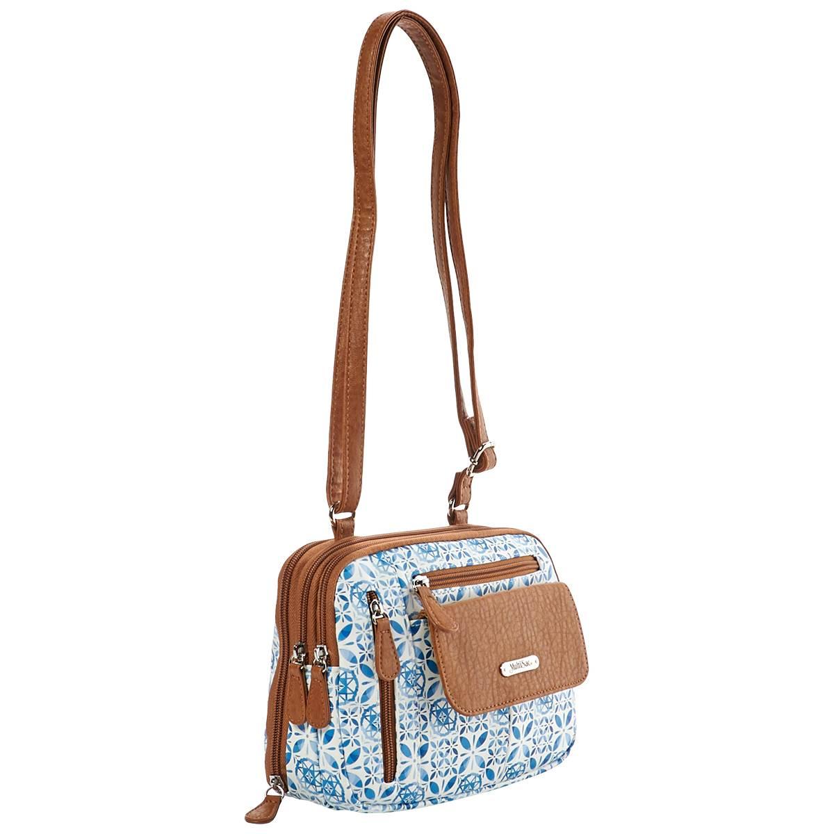MultiSac Geometric Zippy Crossbody