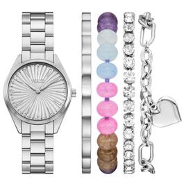 Womens Folio Sunray Dial Watch & Bracelet Set - FMDFL2097