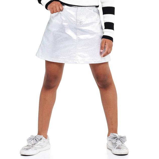 Girls (7-16) Luv Betsey Metallic Mini Skirt