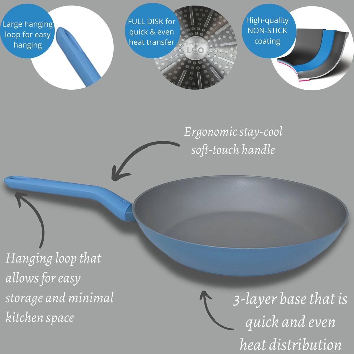 BergHOFF LEO Non-stick 10in. Cast Aluminum Frying Pan
