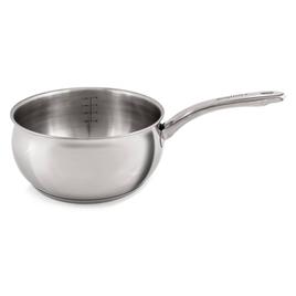 BergHOFF Belly Shape Stainless Steel 8in. Saucepan w/ Glass Lid