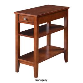 Convenience Concepts American Heritage End Table with Shelves