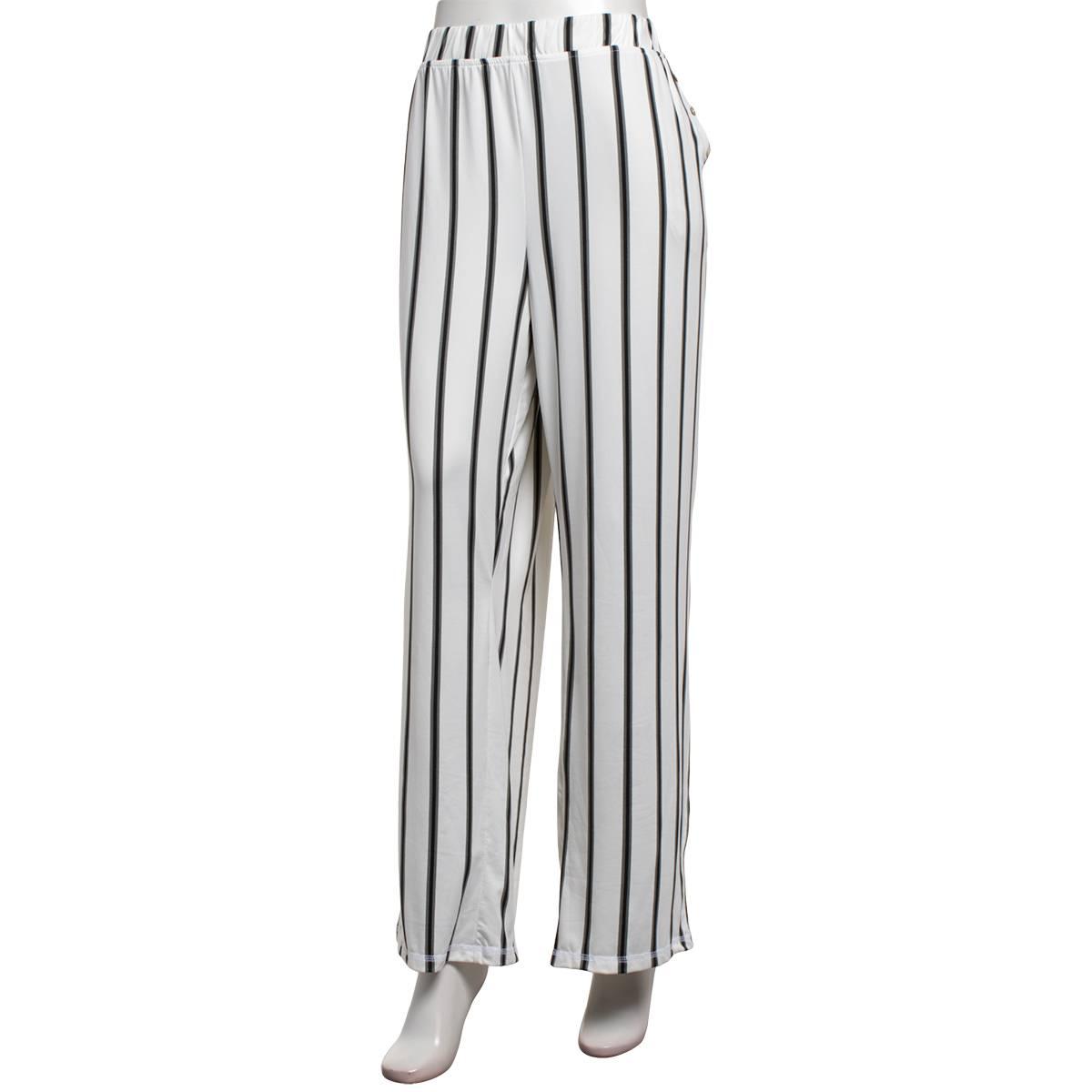 Womens MUK LUKS(R) Stripe Cloud Knit Pajama Capris