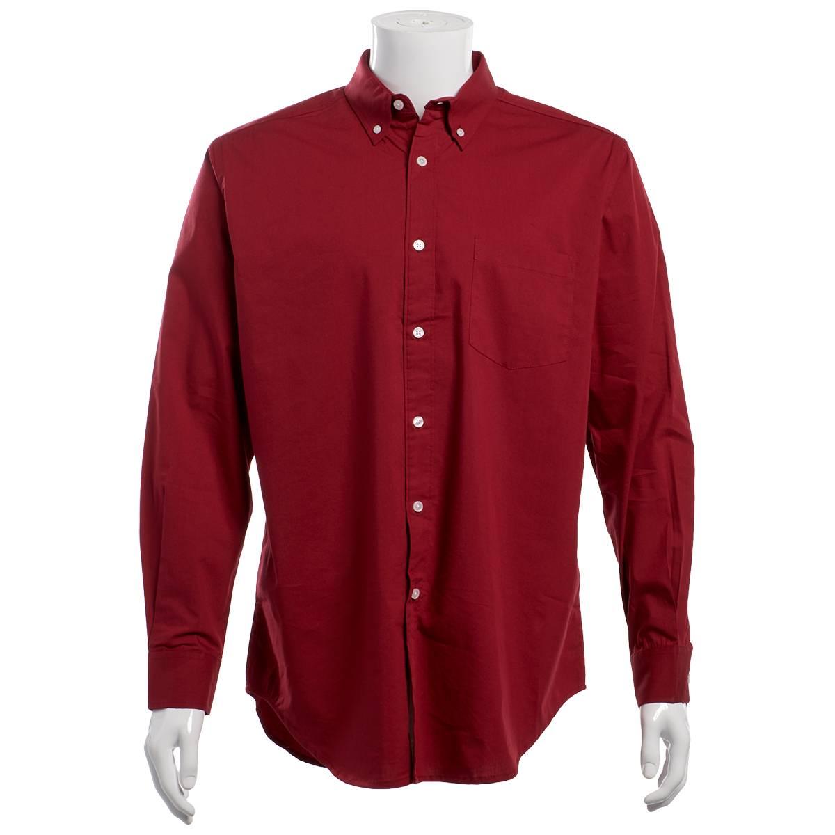 Mens Preswick & Moore® Long Sleeve Dress Shirt - Red Dahlia