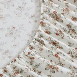 Laura Ashley Le Fleur Cotton Flannel Sheet Set