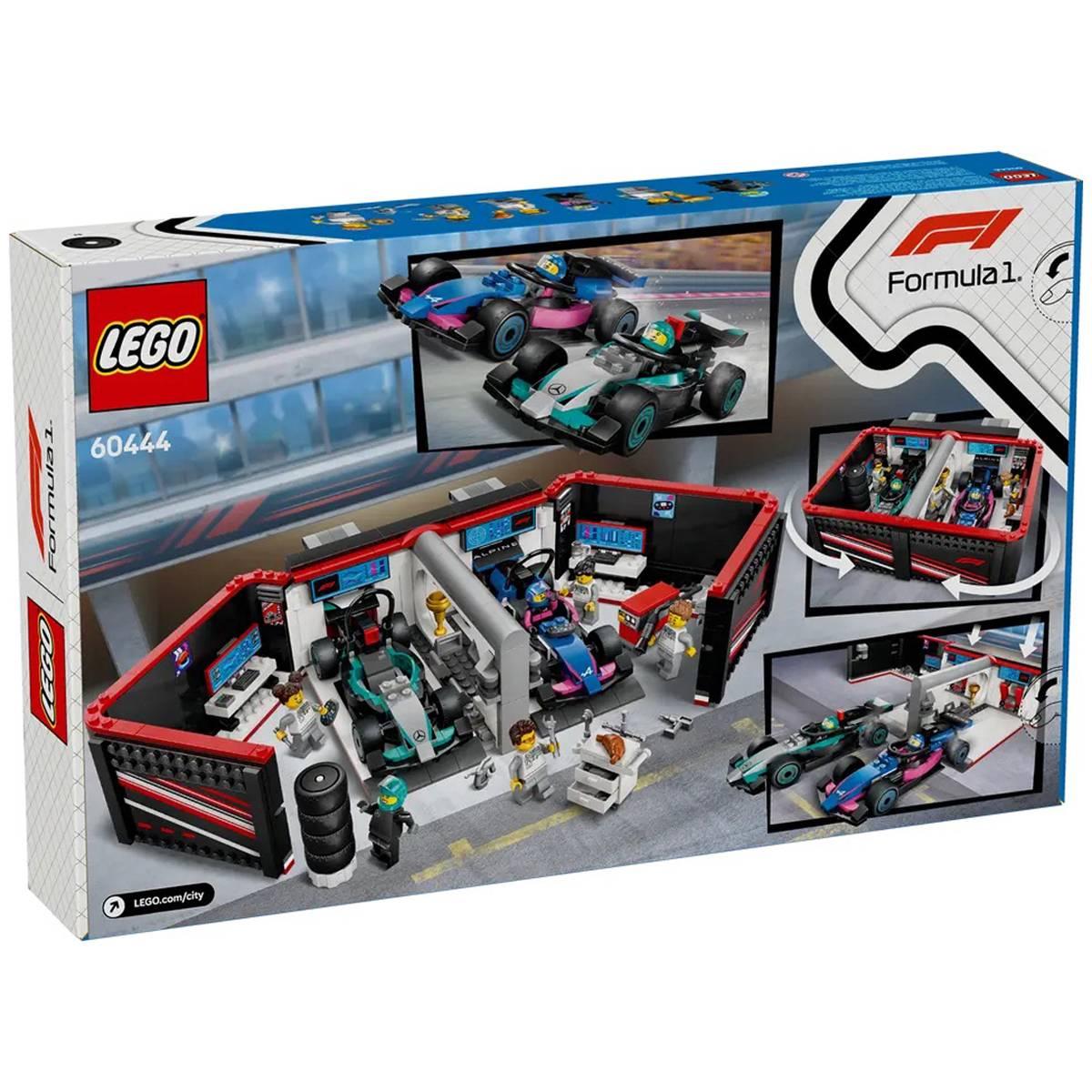 LEGO® CITY F1® Garage & Mercedes-AMG & Alpine Cars Building Kit