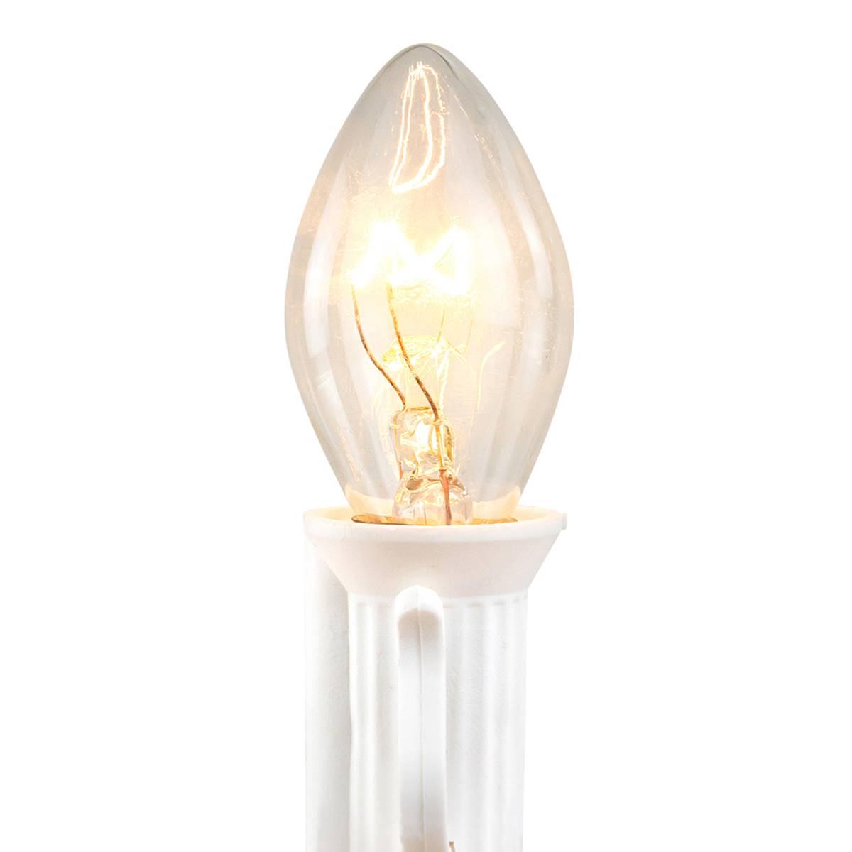 Northlight Seasonal 25ft. Clear C7 Christmas Lights - White Wire
